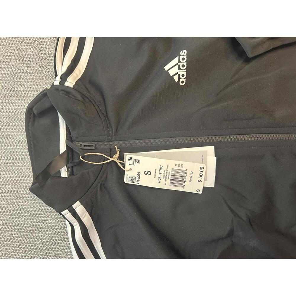 Adidas Men's Essentials 3-Stripes Tricot Track Jacket. Small